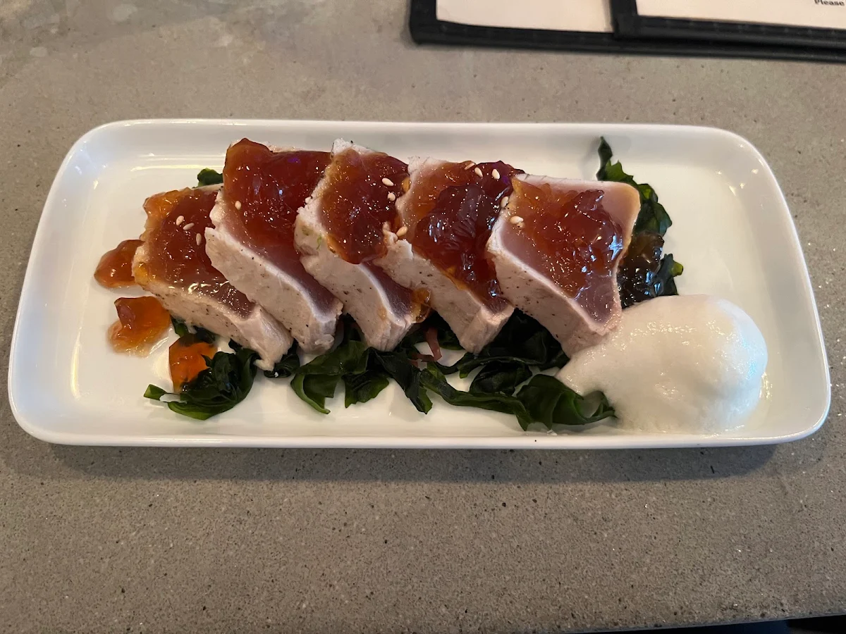 Yuzu Katsuo Tataki 柚子鰹タタキ, Kaminari Ramen Bar
